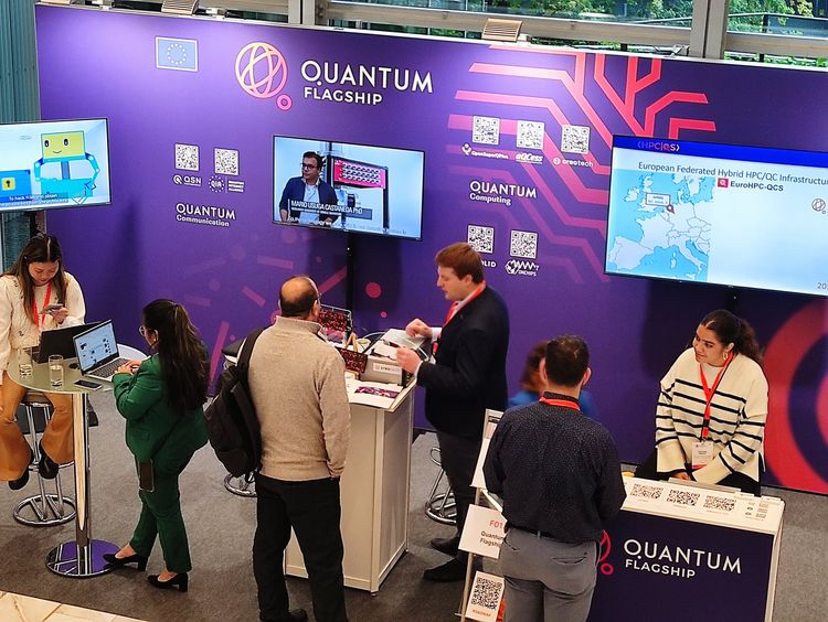 Quantum Flagship booth